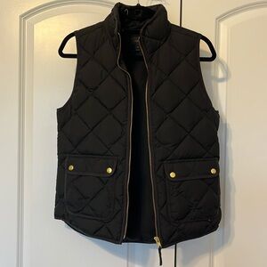 J Crew Quilted Down Vest